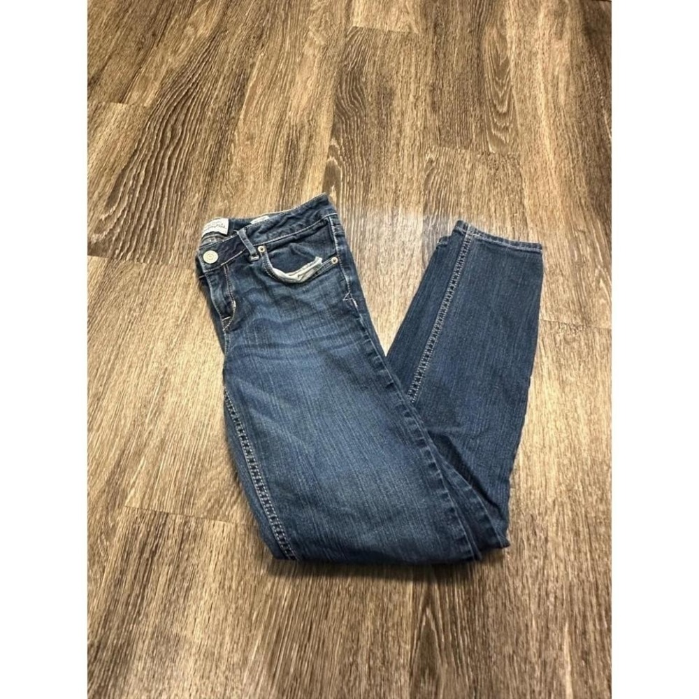 Aeropostale Vintage Bayla Skinny Jeans Dark Wash Denim Size 5/6 Short